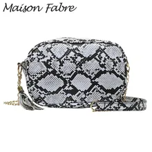 Женская кожаная сумка через плечо с принтом змеи, сумка на цепочке, сумки для телефона, летняя коллекция, дизайнерские модные женские сумки
