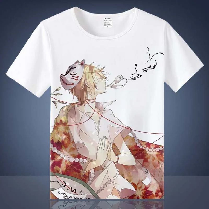 Coshome Noragami Yato T shirts Cosplay Costumes Men Women Cotton T-shirts Adult Anime Tops Short Sleeves Summer Tees (2)