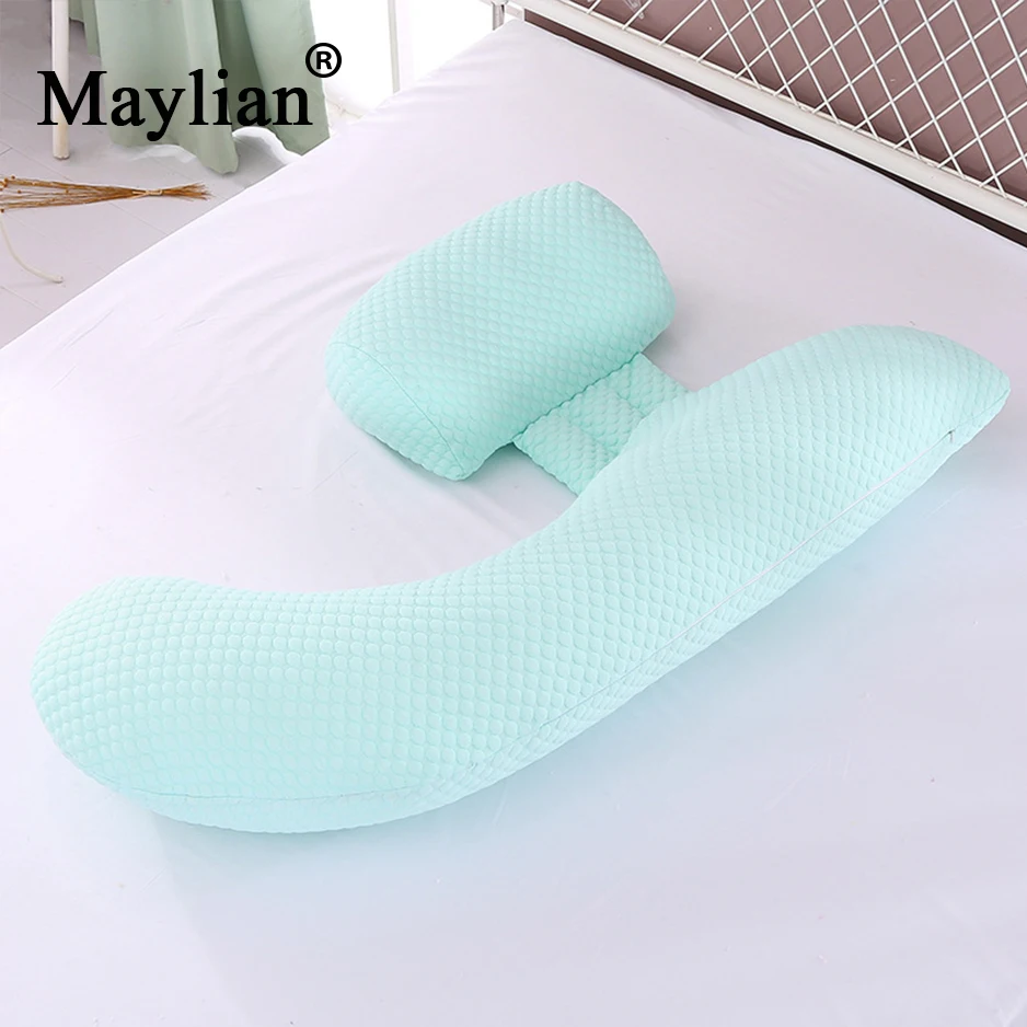 

Pregnant Woman Pillow G Shape Pillow Cotton Waist Abdominal Support Removable Combine Washable Multifunction Adjustable P53