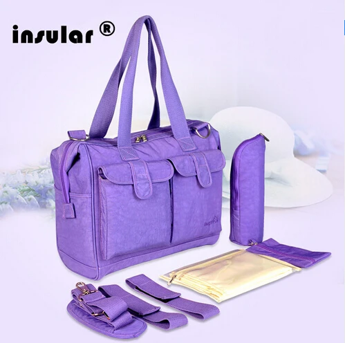 

insular baby diaper bag for mom multifunctional nappy changing shoulder handbag women maternity mummy bag 4 colors available