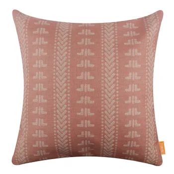 

LINKWELL 18"x18" Solid Color Mud Cloth Pillow Case Modern Living Room Decorative Cushion Cover