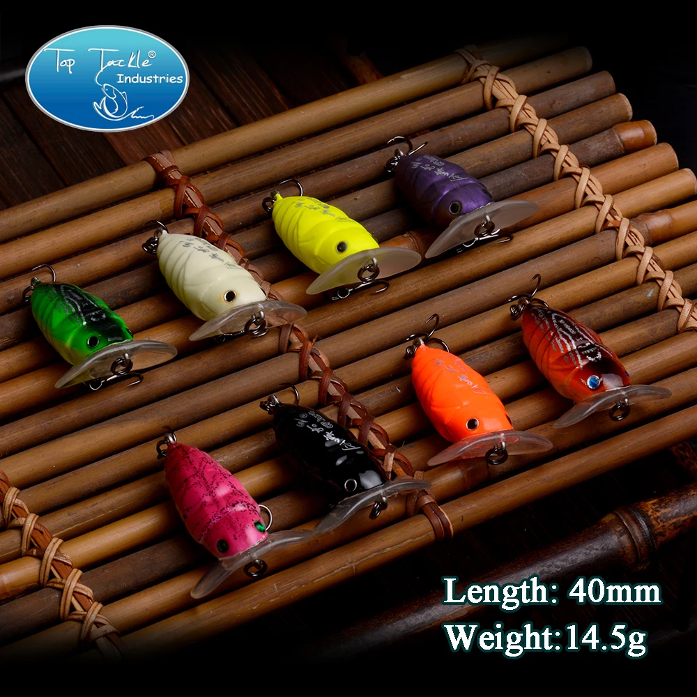 Insect baits Small Worm Hard Bait Topwater Fishing Lures(40mm 4g) 5/pcs
