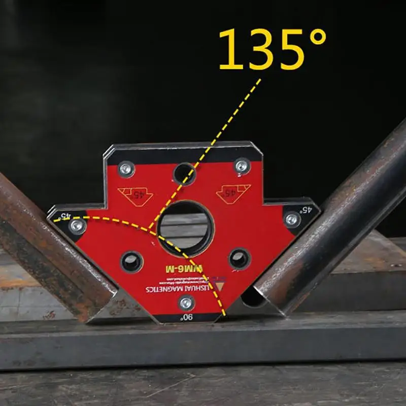 Магнитный держатель стрелочного типа сварочный прибор Nd-Fe-B Угловые сварочные магниты правый угол зажим прочный стальной корпус для сварки