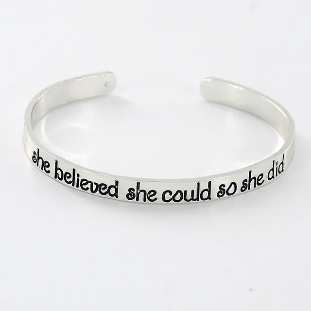New Fashion Silver Color Engraved Cuff Bangle Personalized Words New Fashion Silver Color Engraved Cuff Bangle Personalized Words Quote Name Bangles Bracelets Sl 381