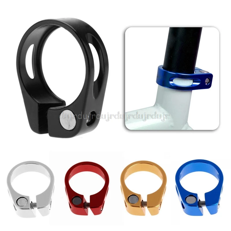 

1PC Bike Bicycle Cycling Saddle Seat Post Clamp Quick Release Seatpost Clamp Bicycle Parts N11 dropship