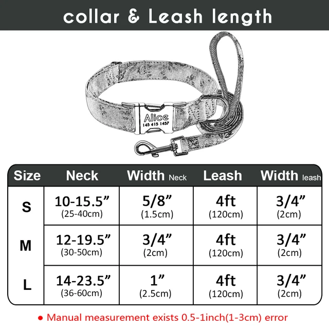 Adjustable Dog Collar Custom Nylon  5