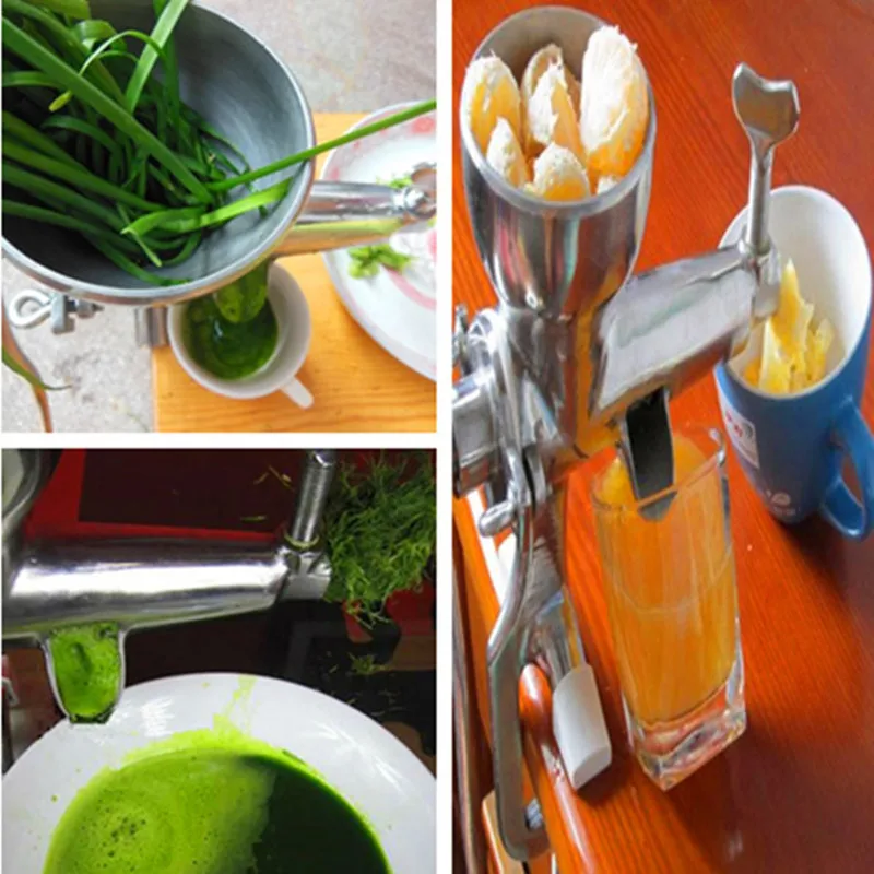 2016 hot selling  304 stainless steel wheatgrass juice machine vegetable press juicer machine for home use