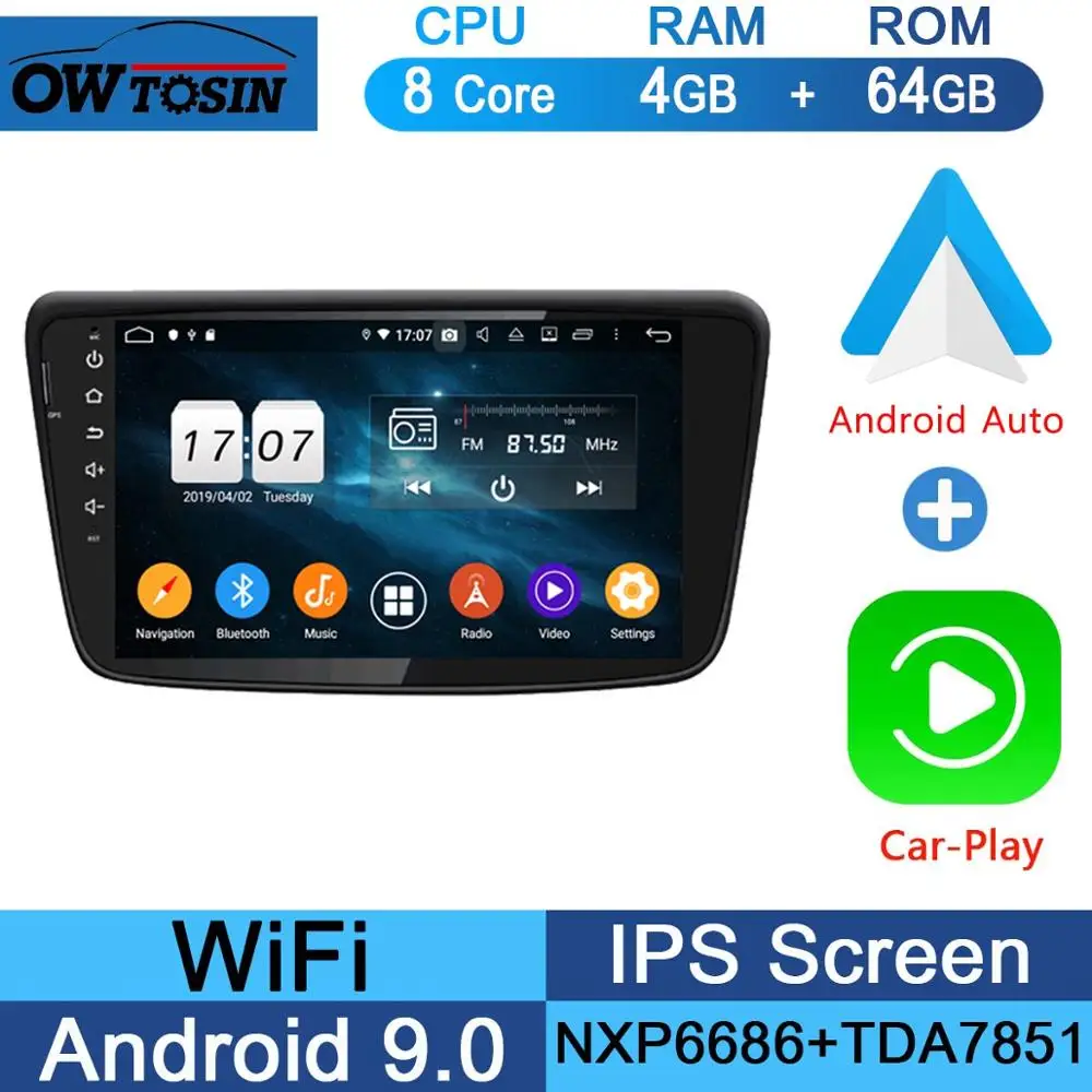 " ips 1920*1080 8 Core 4G+ 64G Android 9,0 Автомобильный мультимедийный плеер для Suzuki Baleno автомобиль радио gps CarPlay попугай BT - Цвет: 64G CarPlay Android