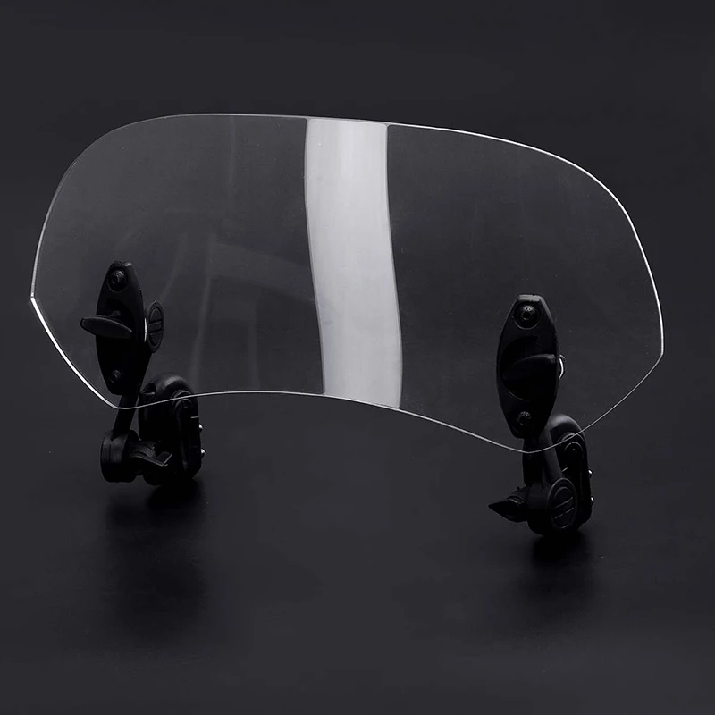 

Adjustable Windshield Clip On Transparent Small For Motorcycles Acrylic