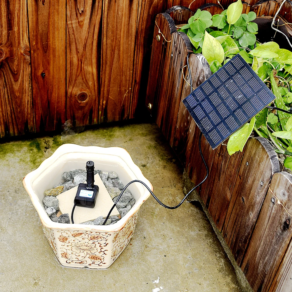 

Solar-Powered Pump Brushless Motor Water Pump Long Using Time Aquarium Rockery Fountain Garden solar-powered pumps Submersible