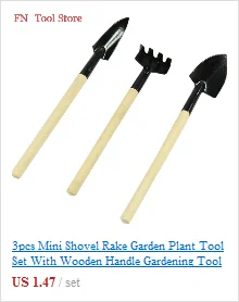3 шт./партия. мини-наборы садовых инструментов лопата, грабли для домашнего выращивания растений