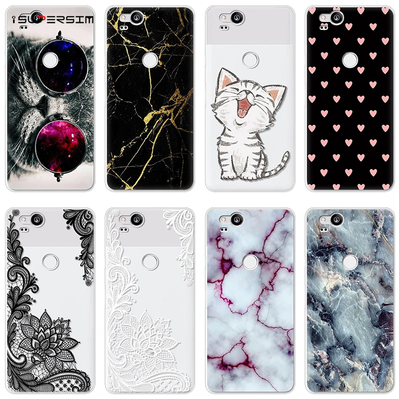 

Cartoon Silicone Ultra Thin Soft TPU Fundas for Google Pixel 2 XL Case for Google Pixel XL Rubber Transparent Clear Back Cover