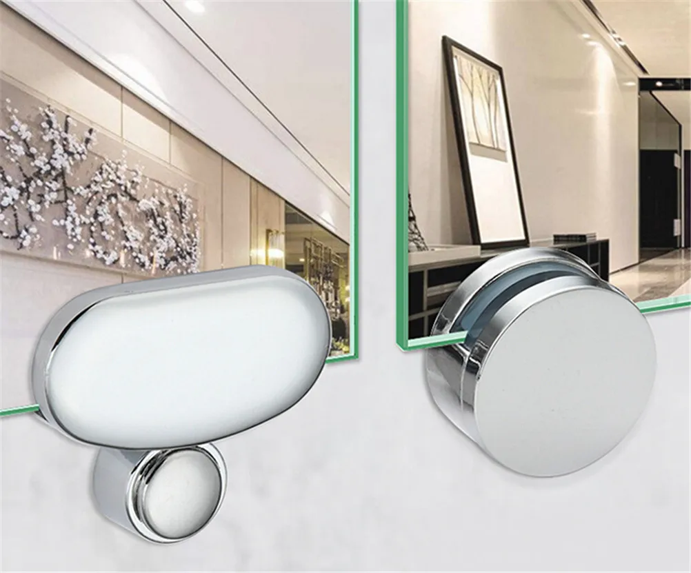 3 вида стилей ванная комната зеркало стекло зеркало Hinger фиксированные Аксессуары рекламная пластина стекло с фиксатором съемное зеркало фиксированное