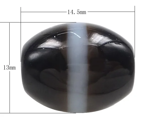 

YYW Natural Tibetan Agata Dzi Beads Women Men Ethnic Fashion Oval Black White Stripe DIY Making Jewelry Loose Stone Beads