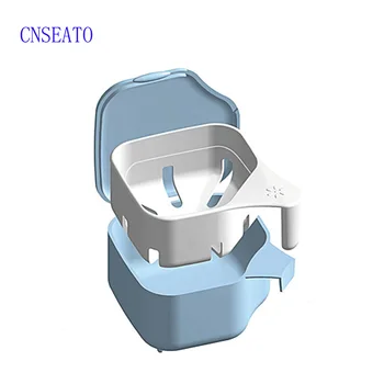 

1 pc Dental Cleaning Case Dental Orthodontic Retainer Box Denture Care Denture Storage Oral Hygiene