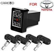 CAREUD U912 Car TPMS Wireless Auto Tire Pressure Monitoring System with 4 Built-in Sensors LCD Embedded Monitor For Toyota CAREUD U912 Car TPMS Wireless Auto Tire Pressure Monitoring System with 4 Built-in Sensors LCD Embedded Monitor For Toyota