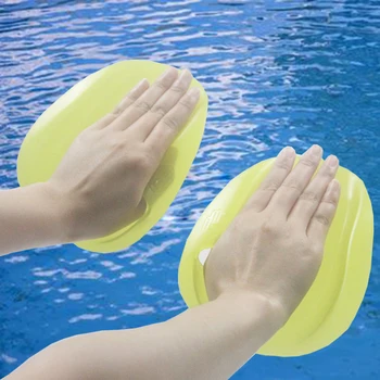 

Swim Fins Paddles Training Adjustable Silicone Hand Webbed Gloves Beginner Fins Flippers for Adult Kids Swimming Learn Gear