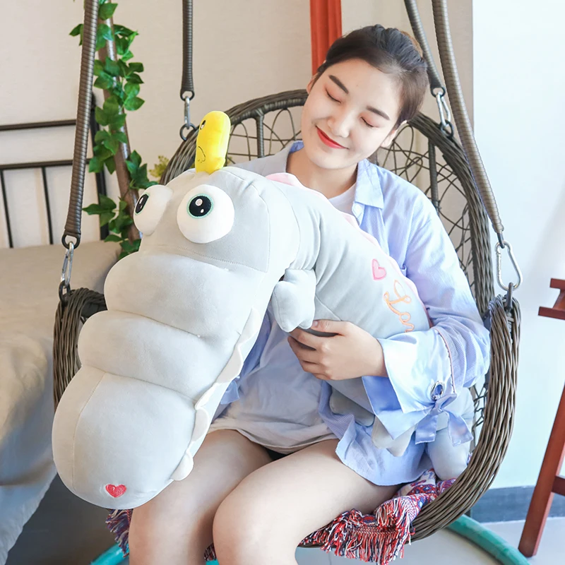 Dorimytrader Hot Soft Cartoon Crocodile Plush Doll Giant Animal Alligator Pillow Toy Cushion for Girl Boy Gift 71inch 180cm DY50615  (15)