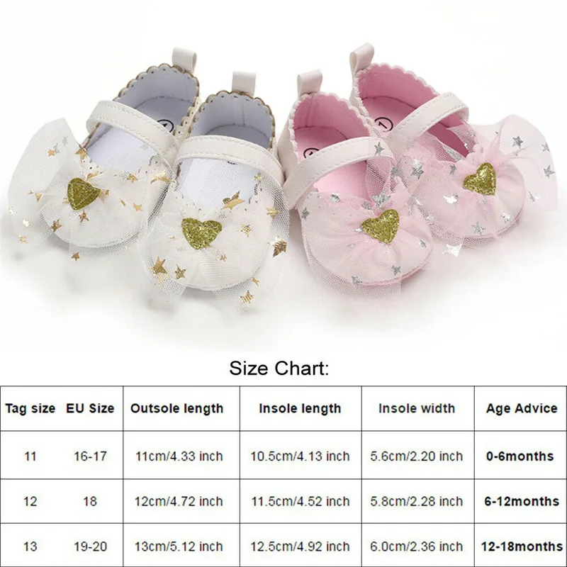 Горячая Распродажа, мягкая обувь для младенцев с принтом в виде звезд и бантиков, сетчатые кроссовки для новорожденных девочек 0-18 месяцев