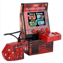 Портативная ретро мини классическая аркадная портативная игровая консоль поддержка двойных 2,8 дюймов ЖК цветной экран аркадная игра встроенные 183 игры