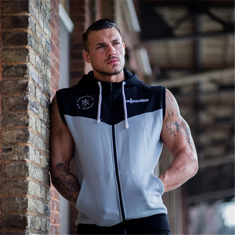 hooded sweatshirts men sport jacket-4
