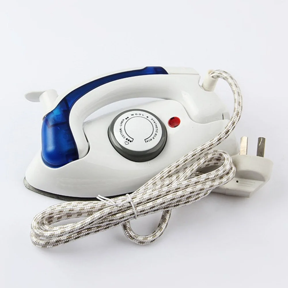 

Compact Size Foldable Handle Electric Steam Iron High Power 700W Handheld Home Travel Use Teflon Baseplate Steam Iron