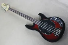 free shipping Top Quality New font b music b font man stingRay 4 strings red Electric