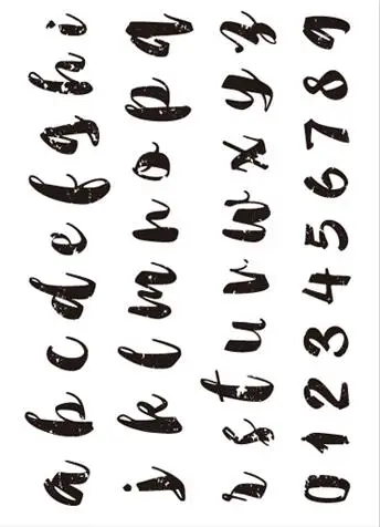 ZFPARTY буквы прозрачный силиконовый штамп/печать для DIY скрапбукинга/фото декоративная открытка для альбома