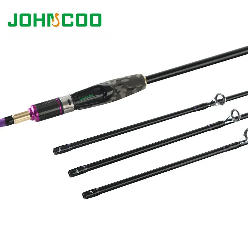 Johncoo Fishing Rod Combo Carbon Reel 165g 6.3:1 Lure rod 2.1m 2.4m with 3 tips ML M MH casting rod Fast action baitcasting reel Johncoo Fishing Rod Combo Carbon Reel 165g 6.3:1 Lure rod 2.1m 2.4m with 3 tips ML M MH casting rod Fast action baitcasting reel