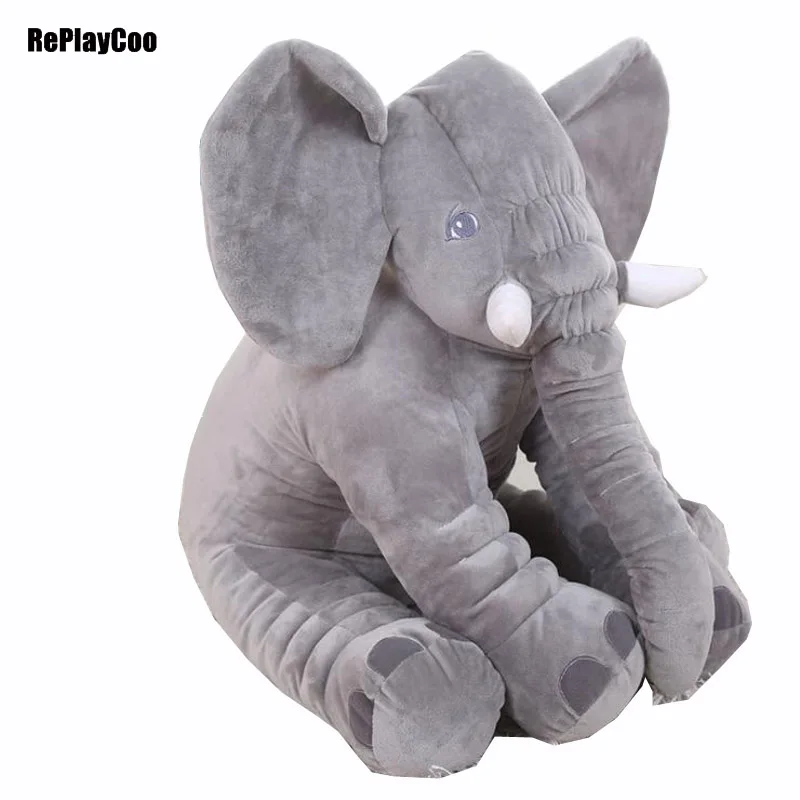

40x33cm Kawaii Baby Animal Elephant Style Doll Stuffed Plush Toys Elephant Plush Pillow Bed Cushion Stuffed Gifts For Kids 01