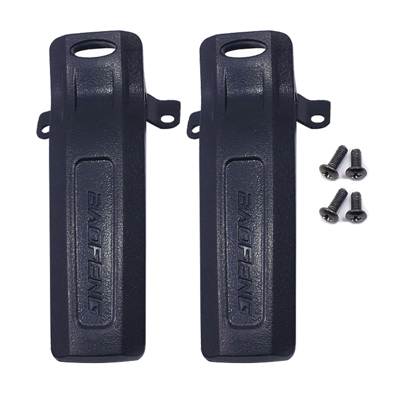 

2PCS 5PCS 10PCS Original Baofeng UV-82 Belt Clip with Screrws for Baofeng BF-UV82 UV-82 Plus Walkie Talkie UV 82