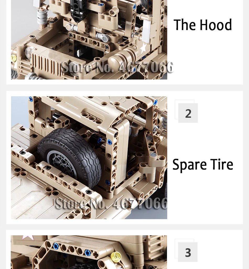 Строительные блоки RC автомобиль 4wd 4x4 военная модель грузовика diy комплект армейский пульт дистанционного управления автомобили игрушки для детей мальчиков