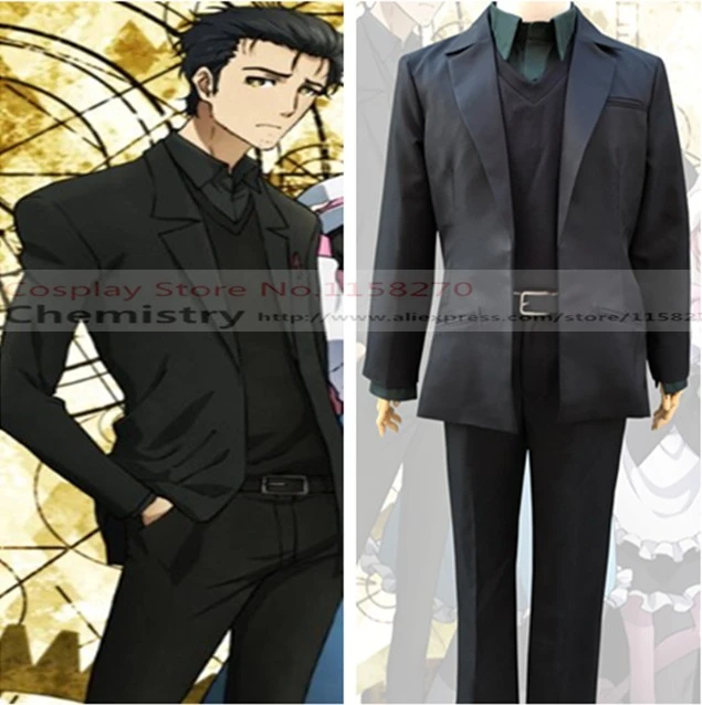 Free Shipping Steins Gate Rintaro Okabe Rintarou Okabe Cosplay New Suit Costume Aliexpress