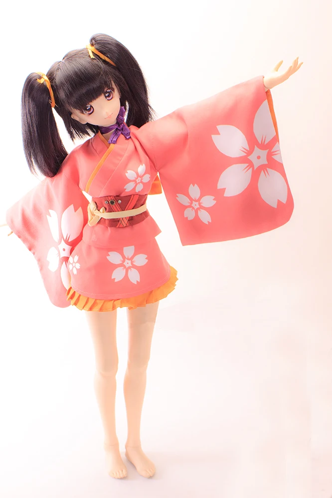 Косплей японский стиль koutetsujou no kabaneri mumei халат кимоно костюм 1/3 BJD SD DD кукольная одежда