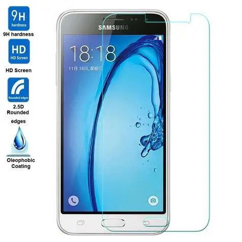 Закаленное стекло 9H для Samsung Galaxy J3 2016 Взрывозащищенная защитная пленка J320 J320F|screen