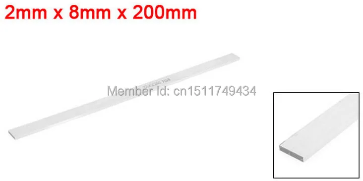 

HSS 2mm x 8mm x 200mm Rectangle Lathe Tool Bit Boring Bar Fly Cutter 10 Pcs