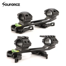Пикатинни 30 мм/25,4 мм 149 мм длина прицела кольцо QD Крепление база с духом Бубль уровень оружейные аксессуары для охоты