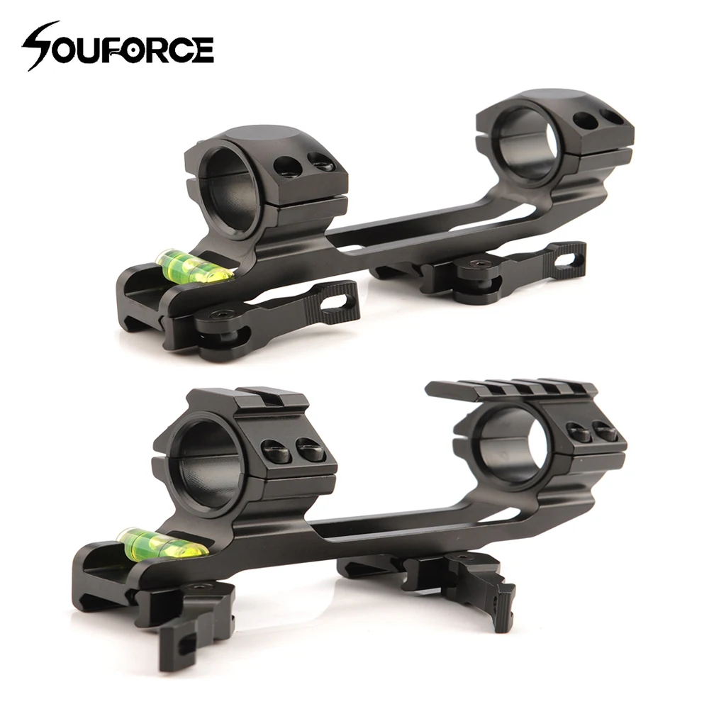 

Picatinny rail 30mm/25.4mm 149mm length scope ring QD mount base with Spirit Buble Level Gun Accessory for Hunting