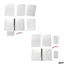 Прямая поставка и e1 набор прозрачных рассыпчатых листов A5 Размер Внутренняя Обложка для страниц блокнот дневник планировщик канцелярские товары 3 июня