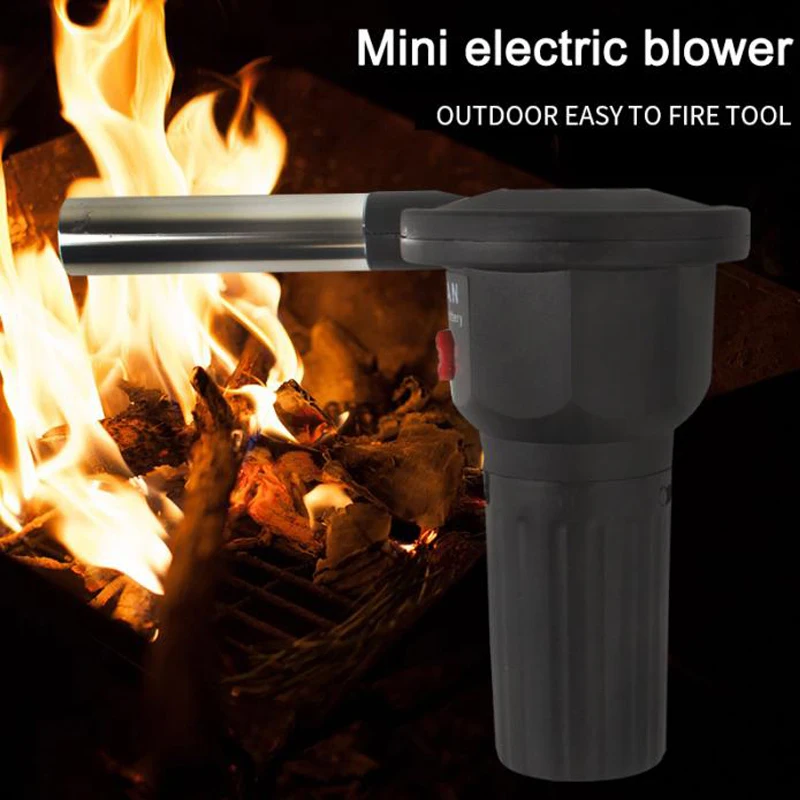 

Electric BBQ Fan Air Blower Help Burning Picnic Cooking Lighters Barbecue Tools GQ999