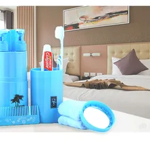 Портативный Открытый Путешествия многофункциональный стиральная набор чашка шампунь Зубная щётка Зубные пасты Полотенца чашки хранения держатель дело Организатор