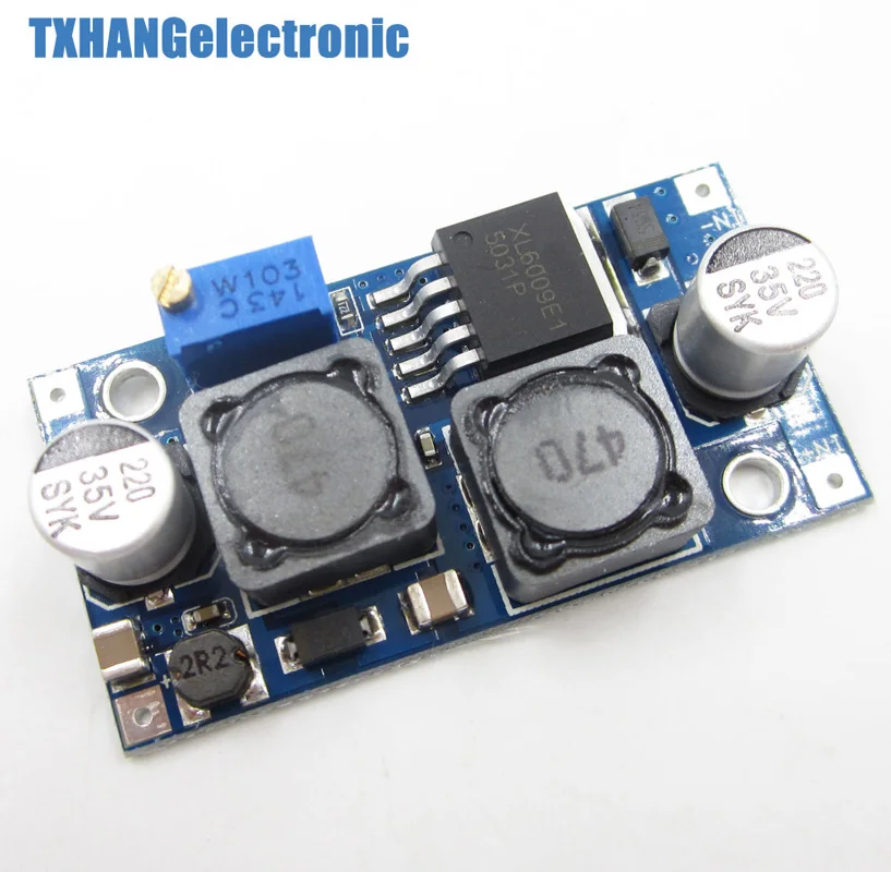 DC-DC Boost Buck adjustable step down Up Converter XL6009 Module Solar Voltage Converter power regulator (2)