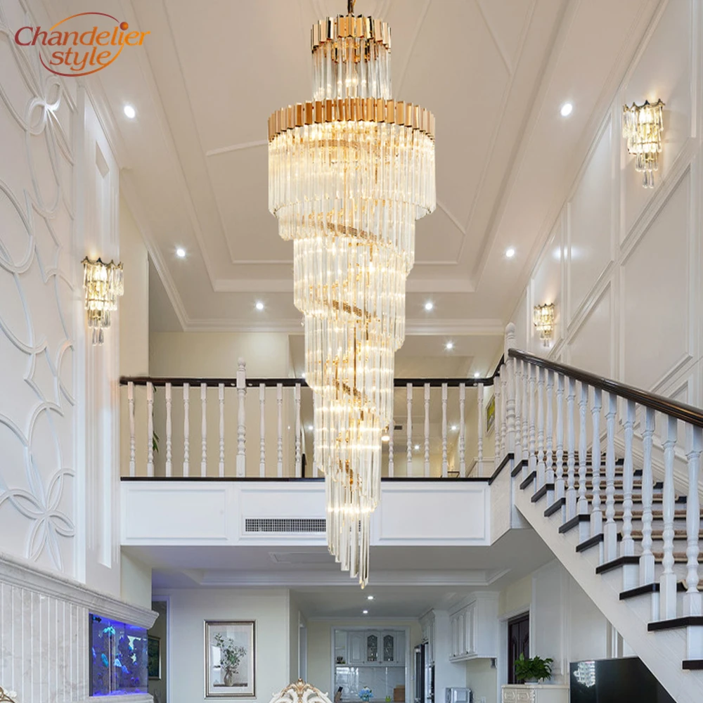 Indoor Lighting Modern Large Stair Chandelier Indoor Lighting Modern Large Stair