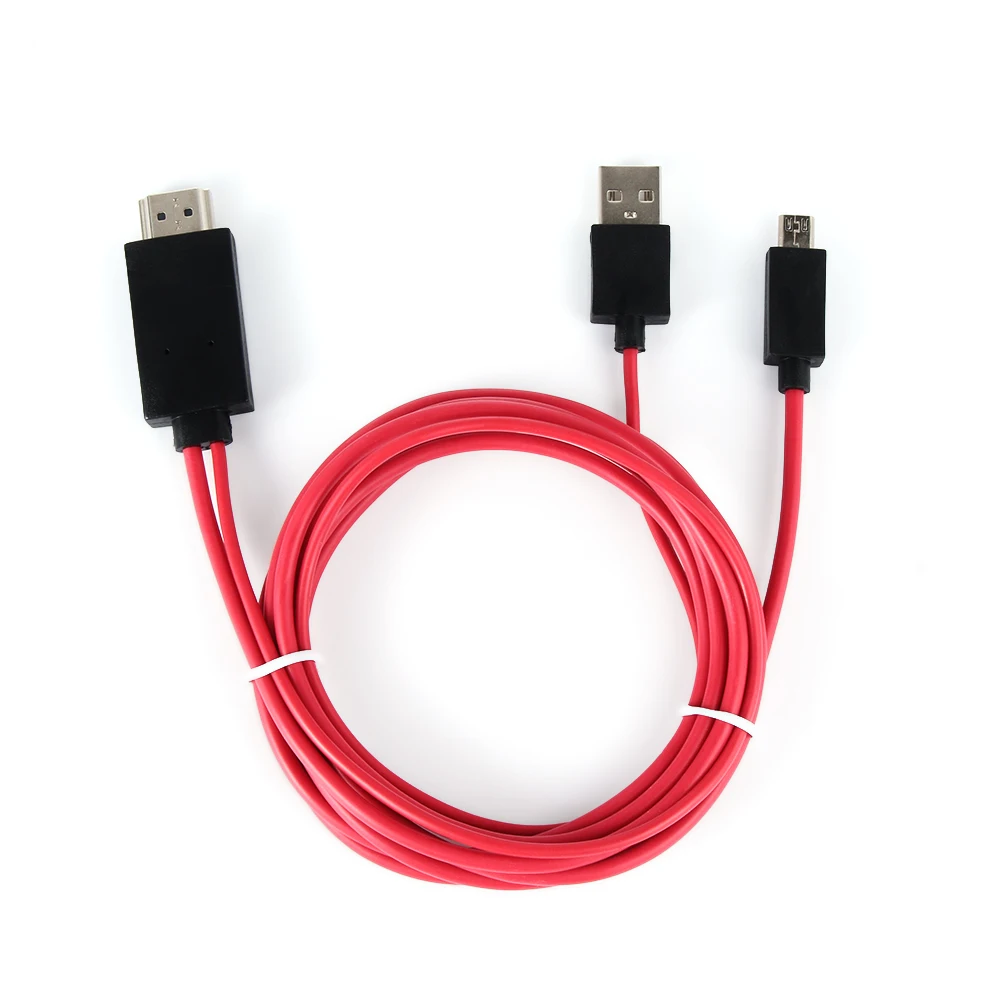 Новое поступление MHL Micro USB к HDMI 1080P HD ТВ кабель адаптер для Android samsung телефонов 11Pin 5Pin Универсальный шнур высокого качества