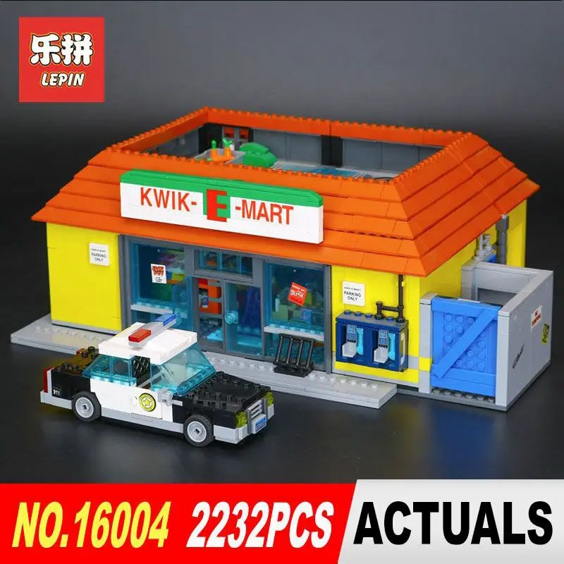 

New LEPIN 16004 2232Pcs the Simpsons Action Model Building Block Bricks Compatible 71016 for children gift