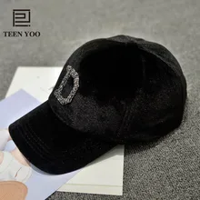 Новое поступление, черная, розовая, серая бейсбольная Кепка из плюша для женщин, Повседневная осенне-зимняя одежда, мужская теплая уличная Кепка s TEENYOO
