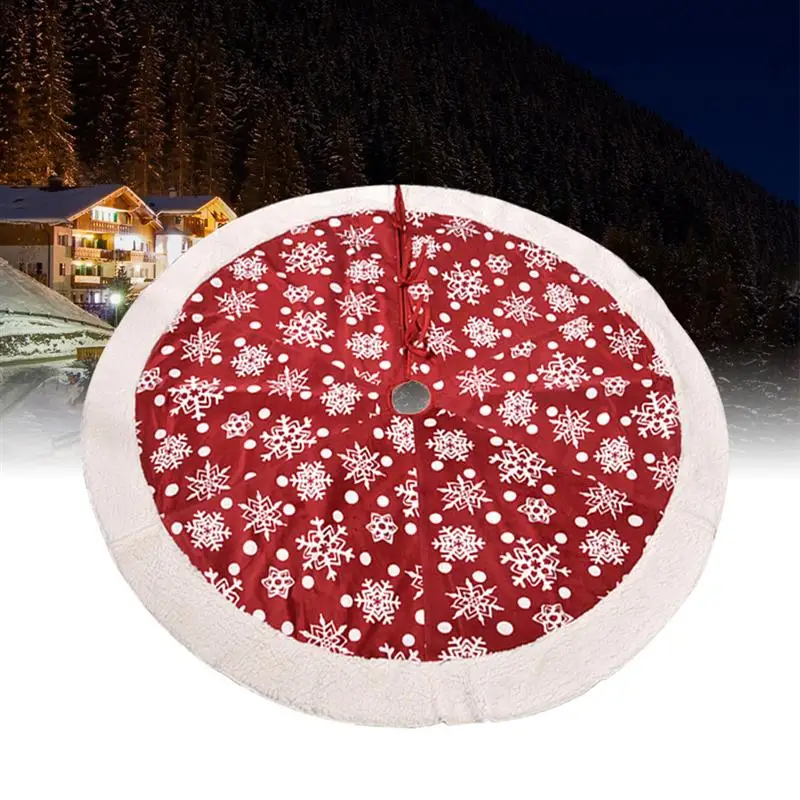 1 шт. 36 inch Рождественская елка юбка снежинки Xmas елочные украшения охватывает