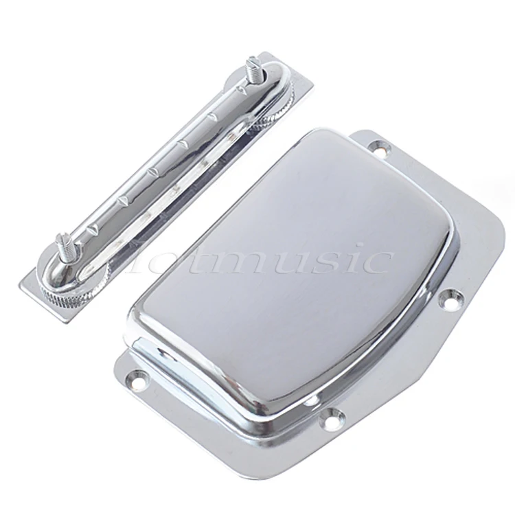 Adjustable Fixed Guitar Bridge Tailpiece Cover Gold Chrome Black 6
