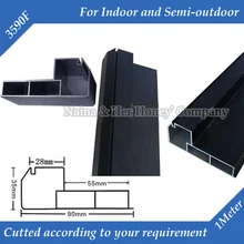 1 метр/шт 6 м/лот 3590F Прямой Угловой светодиодный экран Рамка