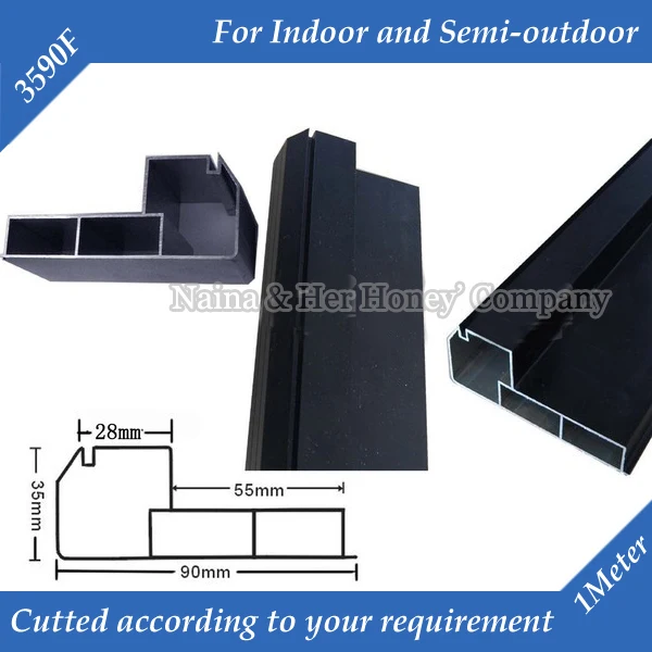 

1meter/pc 6meters/lot 3590F Straight Corner LED Display Screen Frame